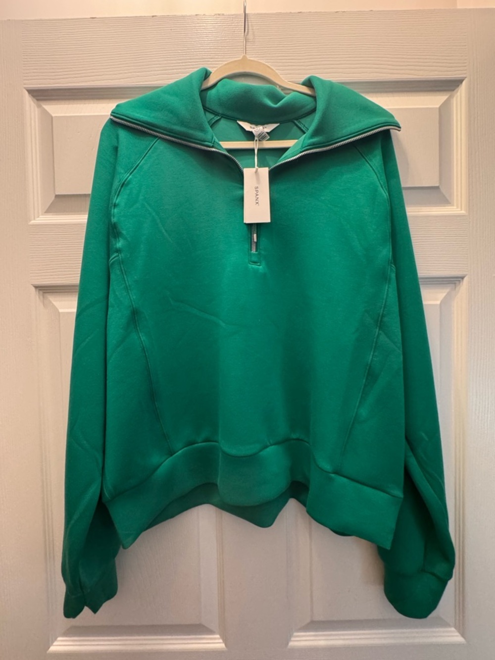 NWT Spanx AirEssentials Half Zip